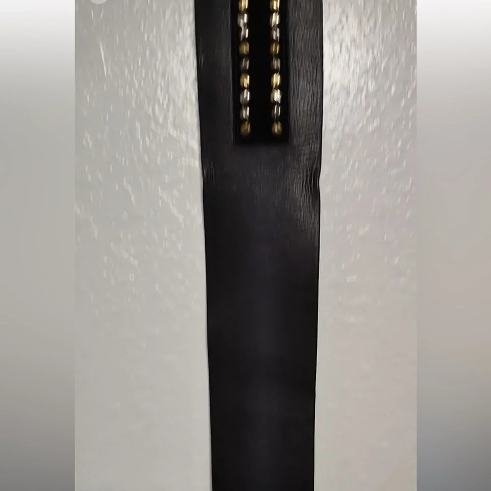 SOLD DO NOT BUY TY🚨🚨🚨Free People Mason Studded Black Belt M/L - Picture 5 of 9